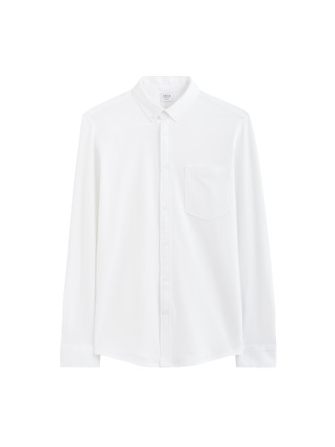 Celio Cotton Pique Shirt Bapik - Mens