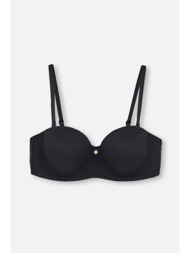 Dagi Black Almira Strapless Unfilled Bra