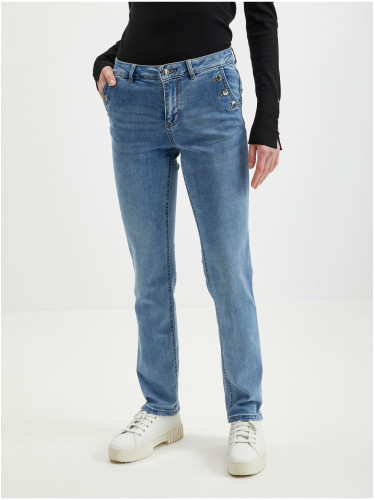 Orsay Light Blue Women's Straight Fit Jeans - Women's