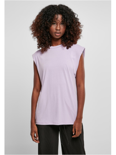 Women's Modal Padded Shoulder Tank Lilac