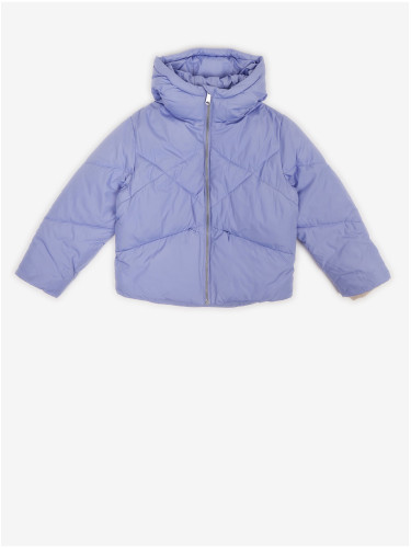 Purple Girls' Quilted Jacket Tom Tailor - Girls