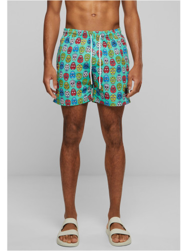 Calavera aop swim shorts pattern