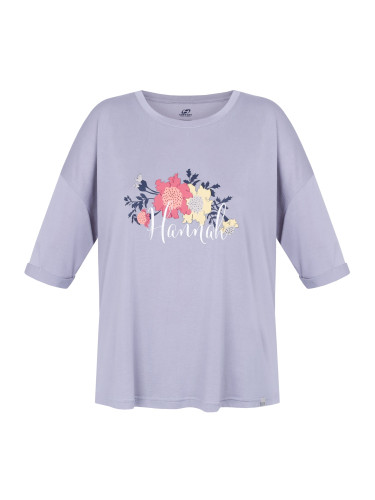 Women's T-shirt with Hannah CLEA glacier gray print