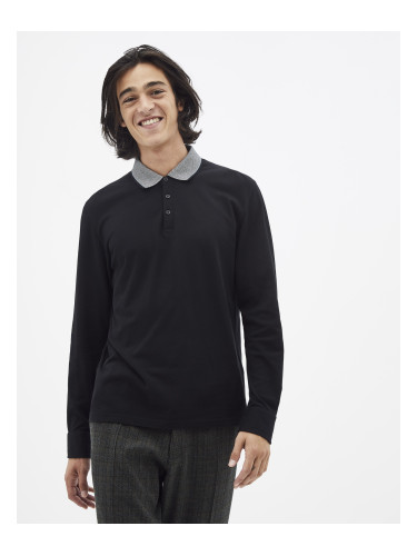 Celio Polo Sessicoml Long Sleeve T-Shirt - Mens