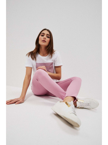 Семпъл панталон - розов