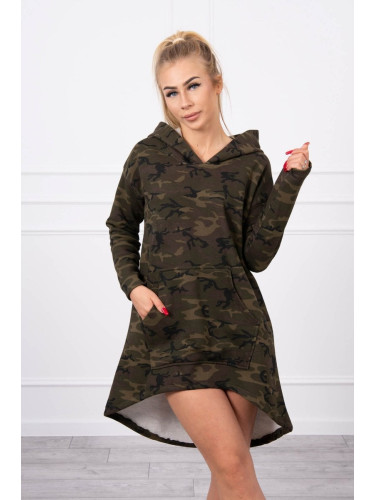 Camo dress khaki+green