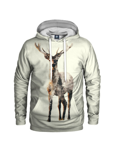 Aloha From Deer Unisex's Lonely Red Deer Hoodie H-K AFD1052