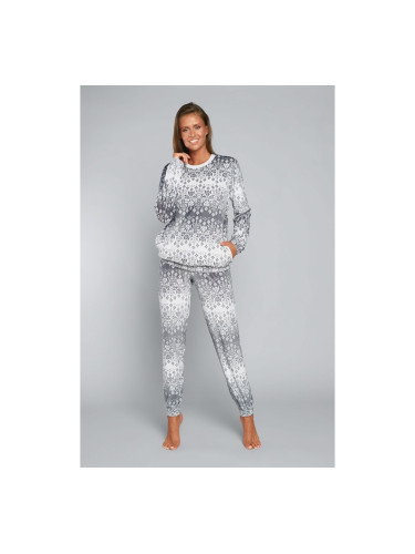 Women's snow set, long sleeves, long legs - print