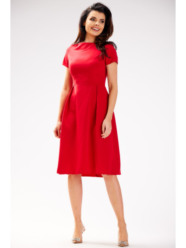 Awama Woman's Dress A592 Red