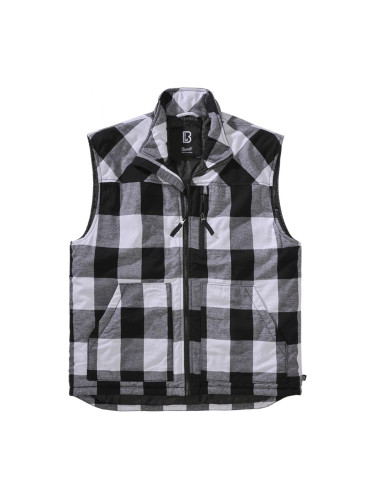 Wooden vest white/black