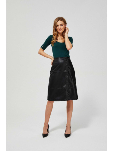 Eco Leather Skirt