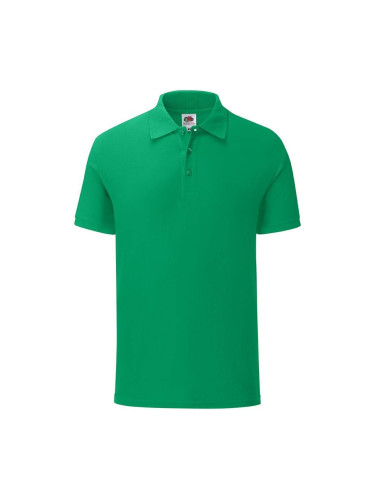 Iconic Polo Friut of the Loom Men's Green T-shirt