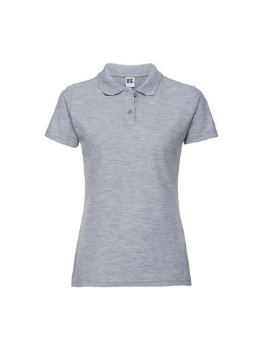 Light Grey Polycotton Polo Russell Women's T-Shirt