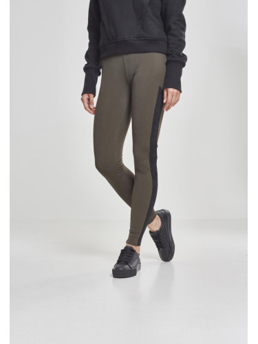 Women's Jacquard Camo Striped Leggings Darkolive/BlackCamo