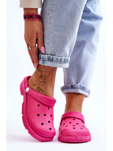 Boto Дамски гумени Crocs Fuchsia Rabios