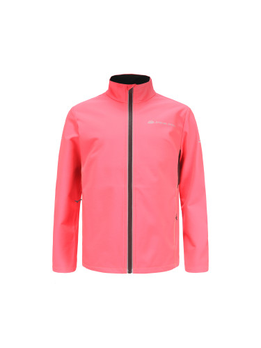 Kids softshell jacket ALPINE PRO GESSECO diva pink