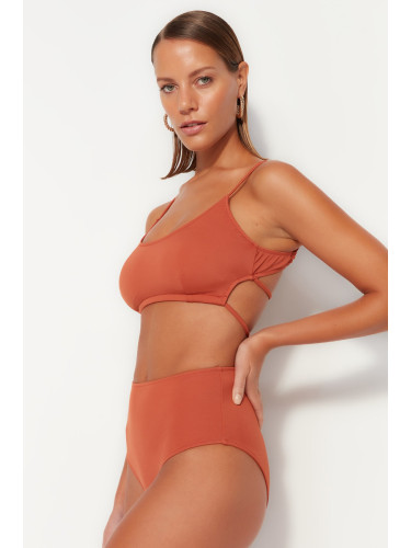 Дамски бански долнище Trendyol High Waist