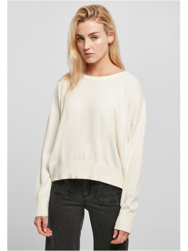 Women's eco viscose oversized sweater - cream