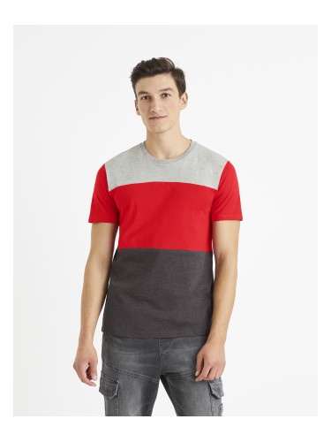 Celio Vetrois T-shirt with stripes - Men's