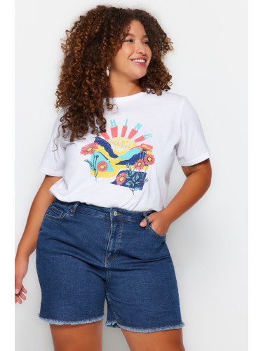 Дамски къси панталони Trendyol