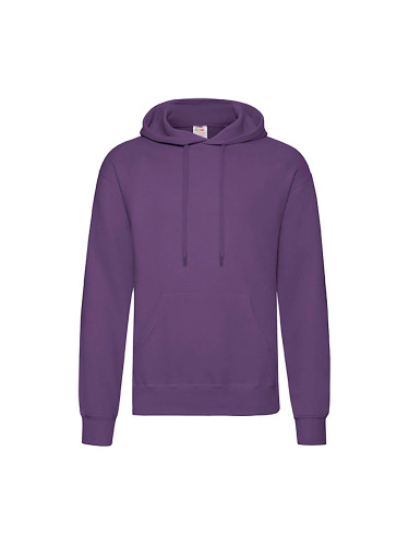 Fioletowa bluza męska Hooded Sweat Fruit of the Loom