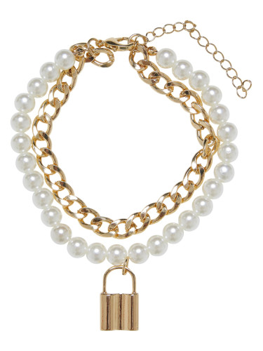 Pearl Layering Bracelet - Gold Colors