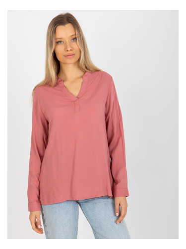 Blouse-D73761M11081A-dark pink