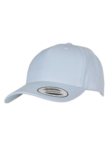 YP CLASSICS 5-PANEL PREMIUM COVERED CAPS Ballad SNAPBACK CAP blue