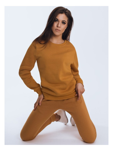 Women's sweatshirt FITT camel AY0505