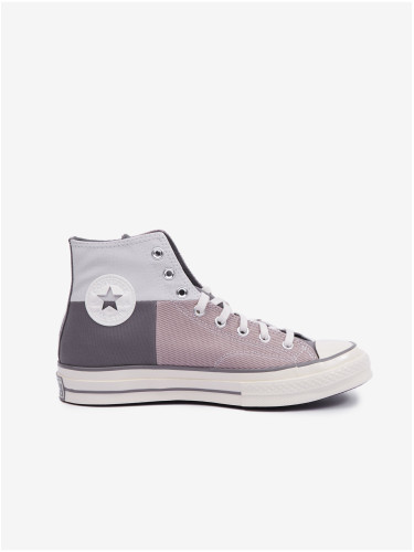 Pink and gray Converse Chuck 70 Crafted Patchwork Men's Ankle Sneakers
