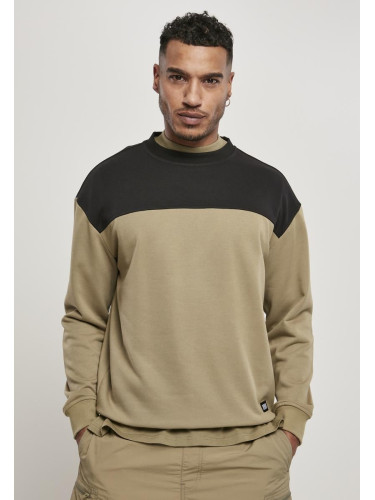 Top Block Crewneck Khaki/Black