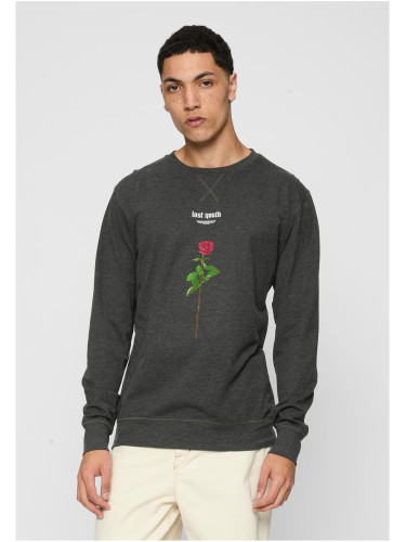 Charcoal Lost Youth Rose Crewneck