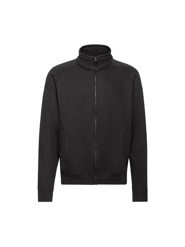 Black Men's Sweat Jacket Fruit of the Loom