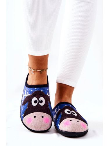 Детски пантофи с мотив на елени