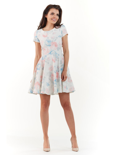 Infinite You Woman's Dress M174 Pastel Flowers