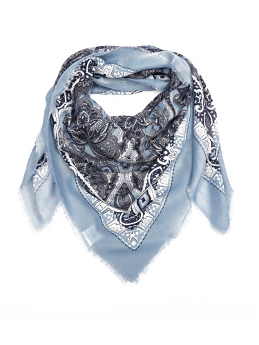 Blue women's patterned scarf ORSAY