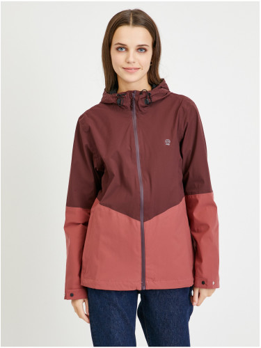 Burgundy Women's Winter Jacket with Hood Wrangler - Women