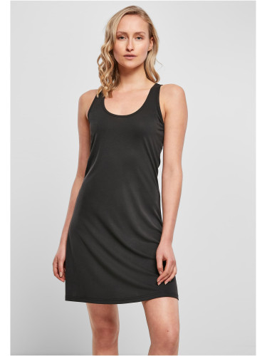 Women's modal short racing dress black