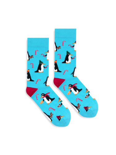 Banana Socks Unisex's Socks Classic X-Mas Penguins