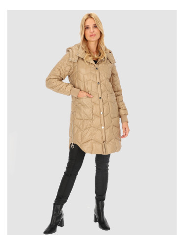 PERSO Woman's Quilted women's jacket with side slits