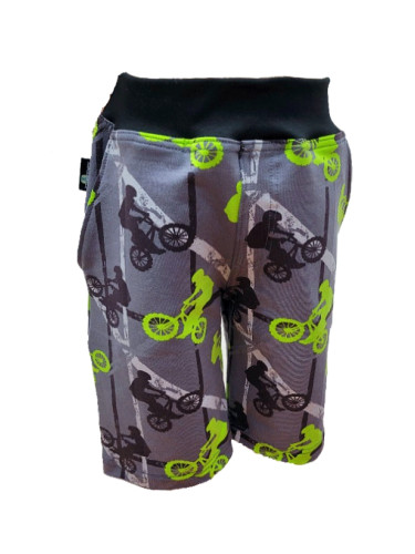 Boys' shorts - grey - bikes