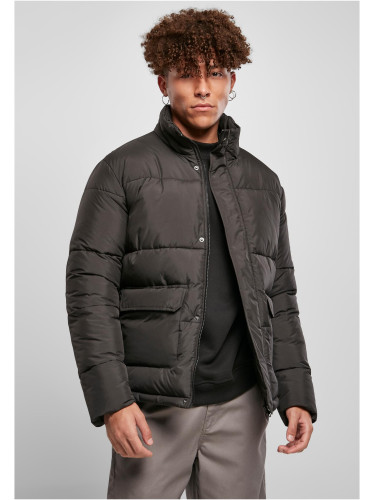 Short Puffer Jacket black