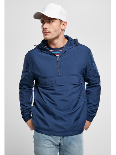 Basic Pull Over Jacket Dark Blue