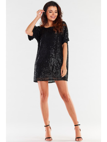 Awama Woman's Dress A483 Black