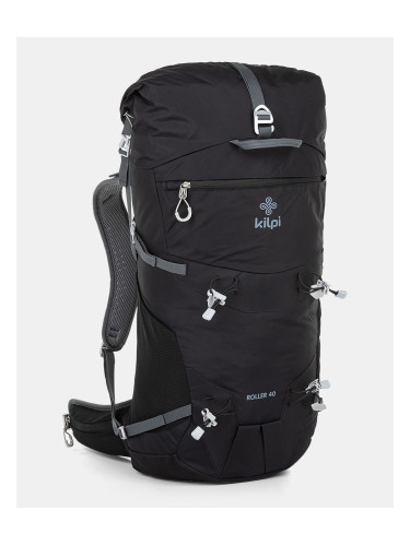 Black unisex sports backpack Kilpi ROLLER
