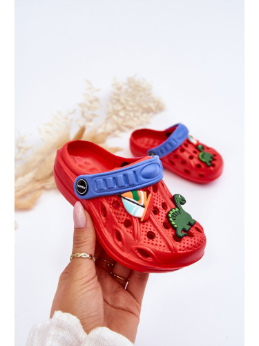 WJ1 Детски дунапренени леки сандали Crocs Red Sweets