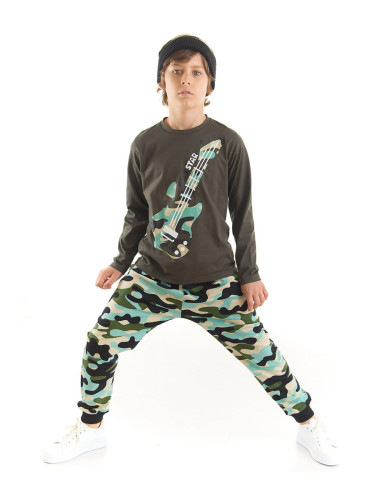 mshb&g Camouflage Guitar Boys T-shirt Pants Set