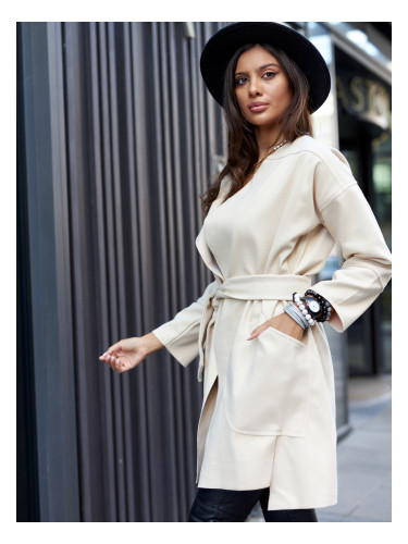 Палто бежово и Bella BE-M125.бежово