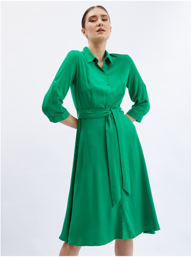 Orsay Green Women's Shirt Dress - Women's