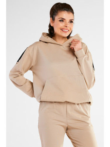 Infinite You Woman's Hoodie M248 Beige